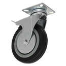 Castor Wheel Swivel Plate with Brake ¯50mm | Pipe Manufacturers Ltd..