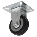 Castor Wheel Fixed Plate ¯50mm | Pipe Manufacturers Ltd..