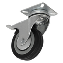 Castor Wheel Swivel Plate with Brake ¯50mm | Pipe Manufacturers Ltd..