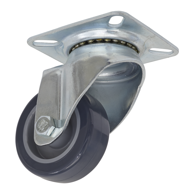 Castor Wheel Swivel Plate ¯50mm | Pipe Manufacturers Ltd..