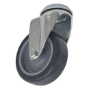 Castor Wheel Bolt Hole Swivel ¯75mm | Pipe Manufacturers Ltd..