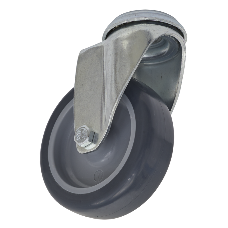 Castor Wheel Bolt Hole Swivel ¯75mm | Pipe Manufacturers Ltd..