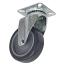 Castor Wheel Swivel Plate ¯75mm | Pipe Manufacturers Ltd..