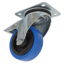 Castor Wheel Swivel Plate with Total Lock ¯100mm | Pipe Manufacturers Ltd..