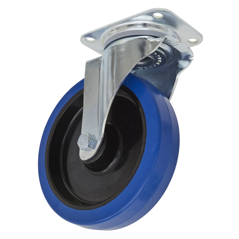 Castor Wheel Swivel Plate ¯200mm | Pipe Manufacturers Ltd..
