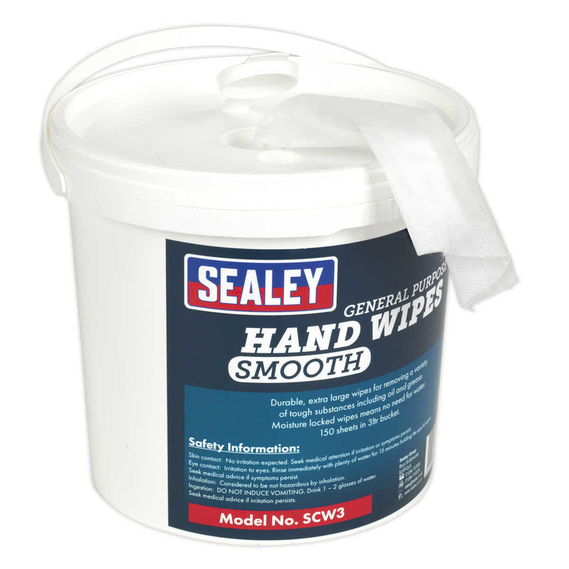 Hand Wipes Bucket Pack of 150 | Pipe Manufacturers Ltd..