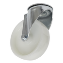 Castor Wheel Bolt Hole Swivel ¯125mm | Pipe Manufacturers Ltd..