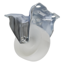 Castor Wheel Fixed Plate ¯80mm | Pipe Manufacturers Ltd..