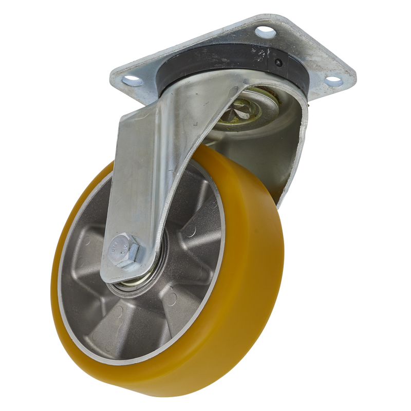Castor Wheel Swivel Plate ¯160mm | Pipe Manufacturers Ltd..