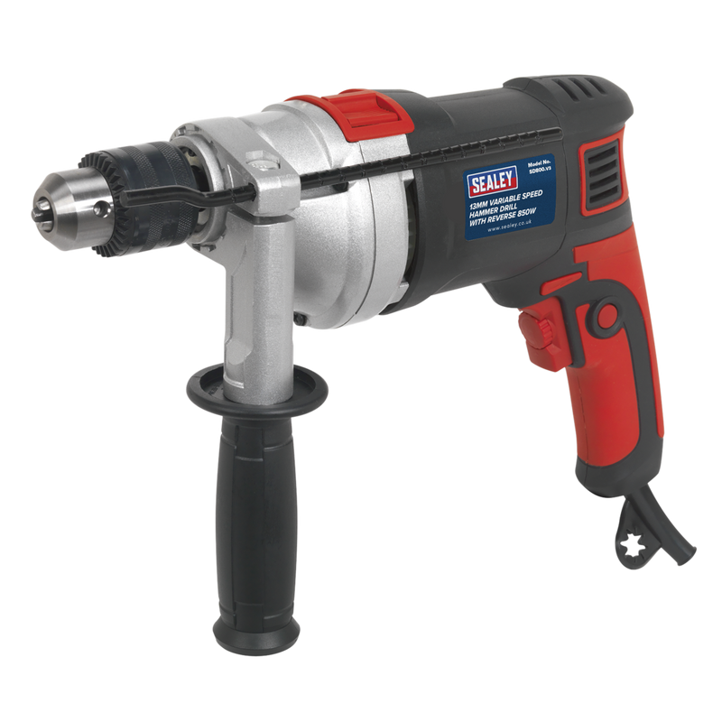 Hammer Drill ¯13mm Variable Speed with Reverse 850W/230V | Pipe Manufacturers Ltd..