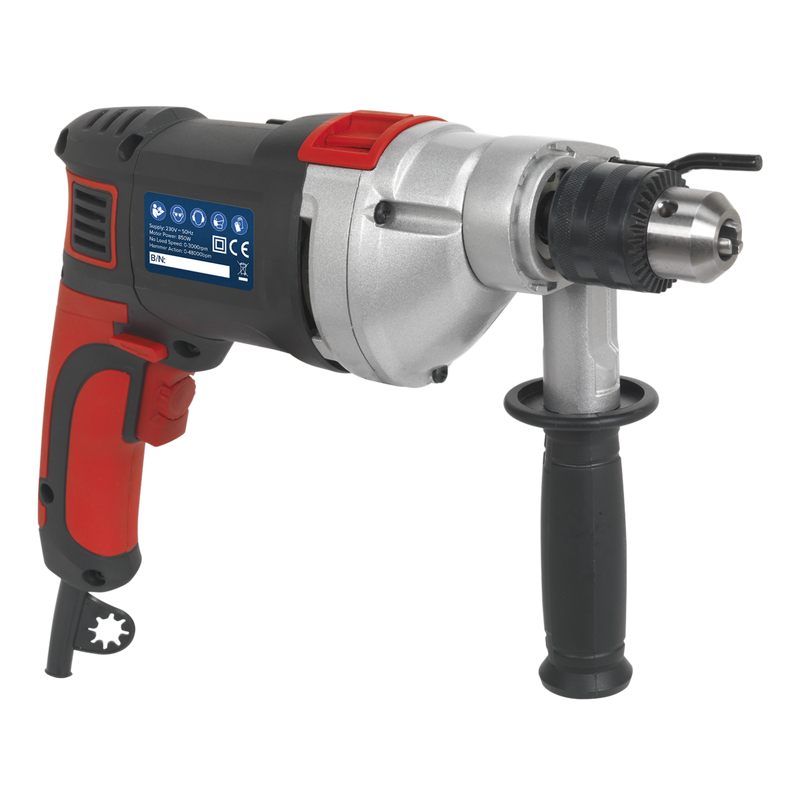 Hammer Drill ¯13mm Variable Speed with Reverse 850W/230V | Pipe Manufacturers Ltd..