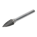 Tungsten Carbide Rotary Burr Arc Pointed Nose 10mm | Pipe Manufacturers Ltd..