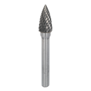 Tungsten Carbide Rotary Burr Arc Pointed Nose 10mm | Pipe Manufacturers Ltd..
