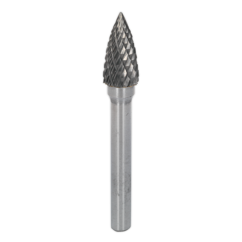 Tungsten Carbide Rotary Burr Arc Pointed Nose 10mm | Pipe Manufacturers Ltd..