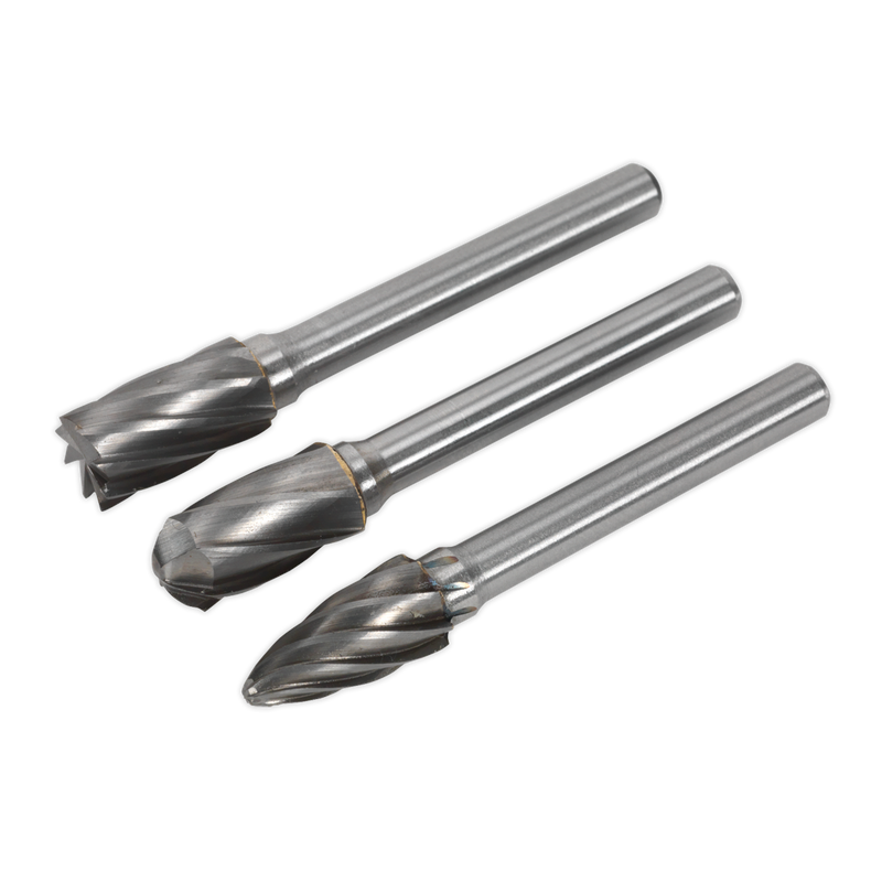 Tungsten Carbide Rotary Burr Set 3pc Ripper/Coarse | Pipe Manufacturers Ltd..