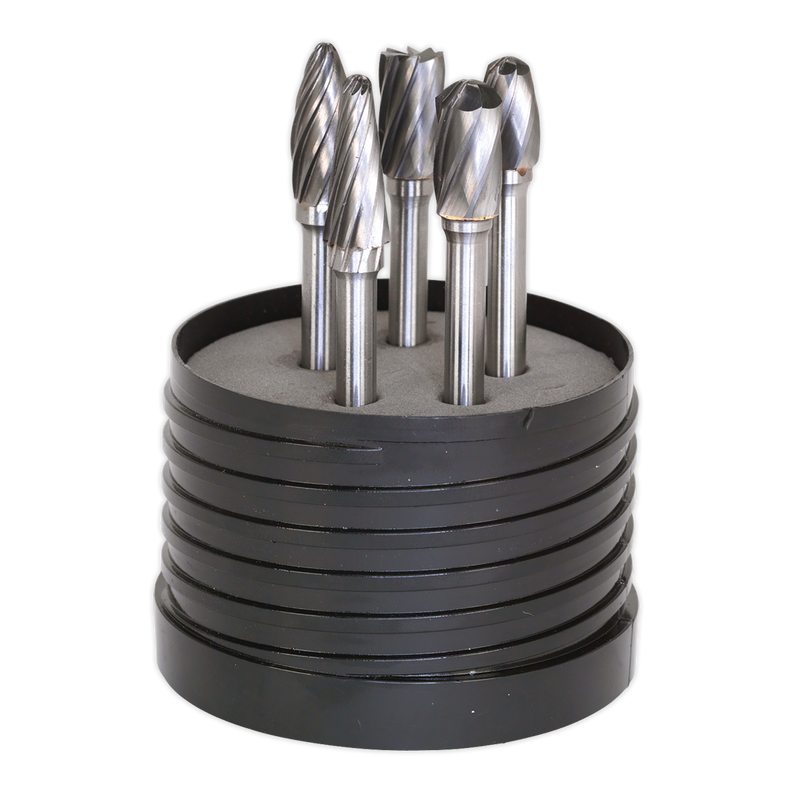 Tungsten Carbide Rotary Burr Set 5pc Ripper/Coarse | Pipe Manufacturers Ltd..