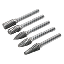 Tungsten Carbide Rotary Burr Set 5pc | Pipe Manufacturers Ltd..