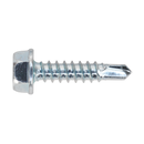 Self Drilling Screw 4.2 x 19mm Hex Head Zinc DIN 7504K Pack of 100 | Pipe Manufacturers Ltd..