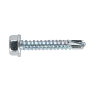 Self Drilling Screw 4.2 x 25mm Hex Head Zinc DIN 7504K Pack of 100 | Pipe Manufacturers Ltd..