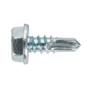 Self Drilling Screw 4.8 x 13mm Hex Head Zinc DIN 7504K Pack of 100 | Pipe Manufacturers Ltd..