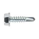 Self Drilling Screw 4.8 x 19mm Hex Head Zinc DIN 7504K Pack of 100 | Pipe Manufacturers Ltd..