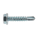 Self Drilling Screw 4.8 x 25mm Hex Head Zinc DIN 7504K Pack of 100 | Pipe Manufacturers Ltd..