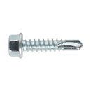 Self Drilling Screw 5.5 x 25mm Hex Head Zinc DIN 7504K Pack of 100 | Pipe Manufacturers Ltd..