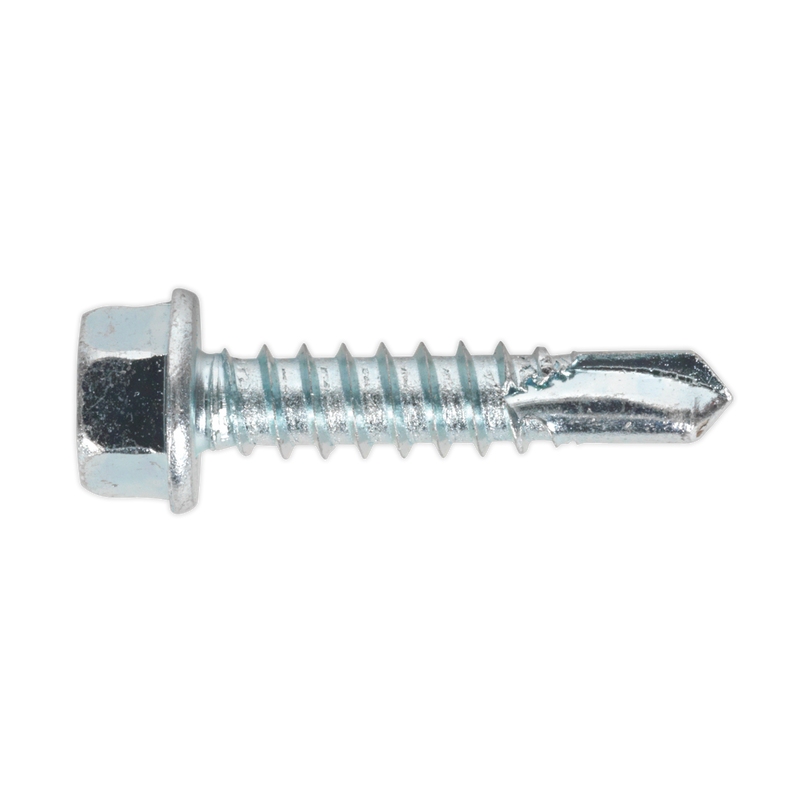 Self Drilling Screw 5.5 x 25mm Hex Head Zinc DIN 7504K Pack of 100 | Pipe Manufacturers Ltd..