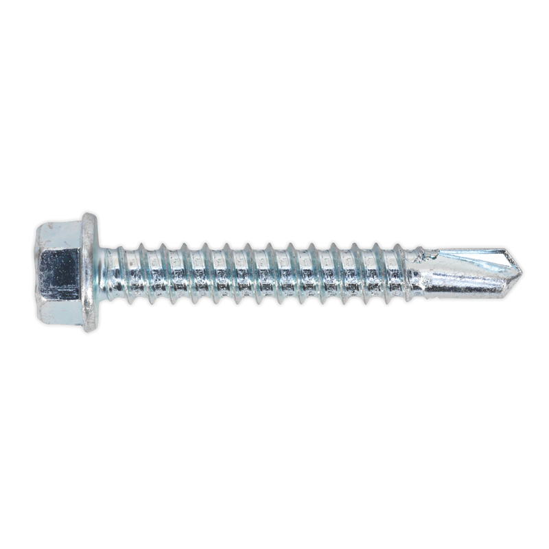 Self Drilling Screw 5.5 x 38mm Hex Head Zinc DIN 7504K Pack of 100 | Pipe Manufacturers Ltd..