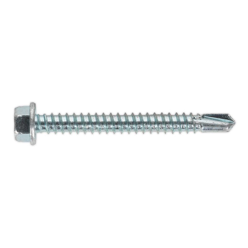 Self Drilling Screw 5.5 x 50mm Hex Head Zinc DIN 7504K Pack of 100 | Pipe Manufacturers Ltd..