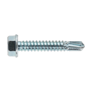 Self Drilling Screw 6.3 x 38mm Hex Head Zinc DIN 7504K Pack of 100 | Pipe Manufacturers Ltd..