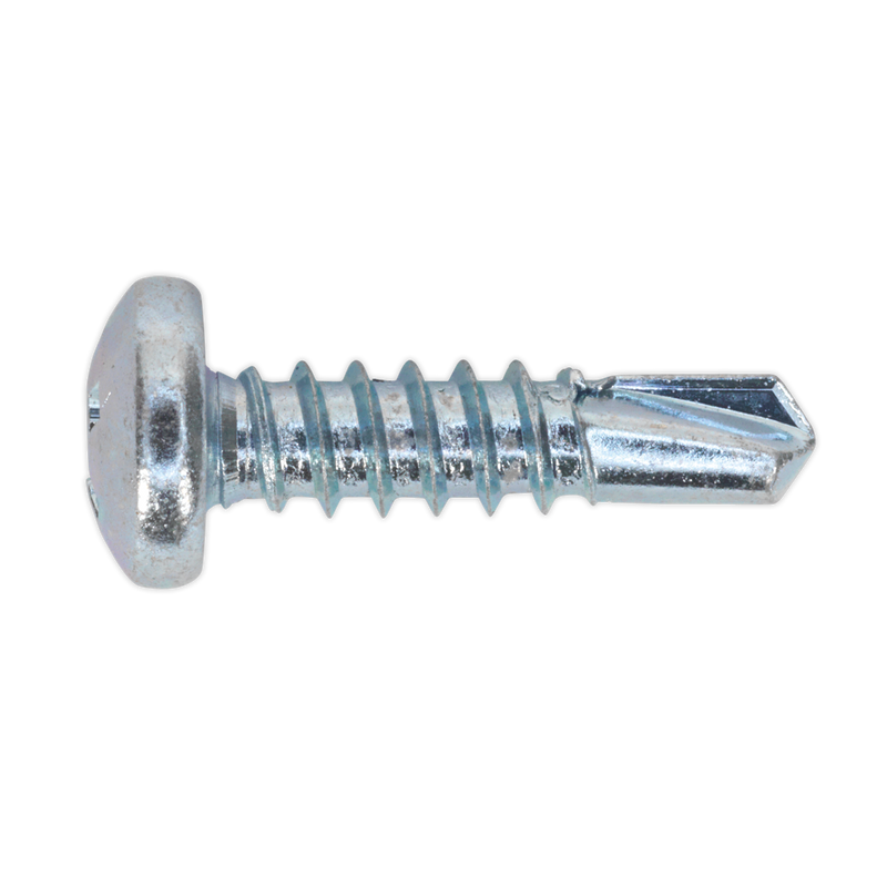 Self Drilling Screw 4.8 x 19mm Pan Head Phillips Zinc D7504N Pack of 100 | Pipe Manufacturers Ltd..