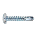 Self Drilling Screw 4.8 x 25mm Pan Head Phillips Zinc D7504N Pack of 100 | Pipe Manufacturers Ltd..