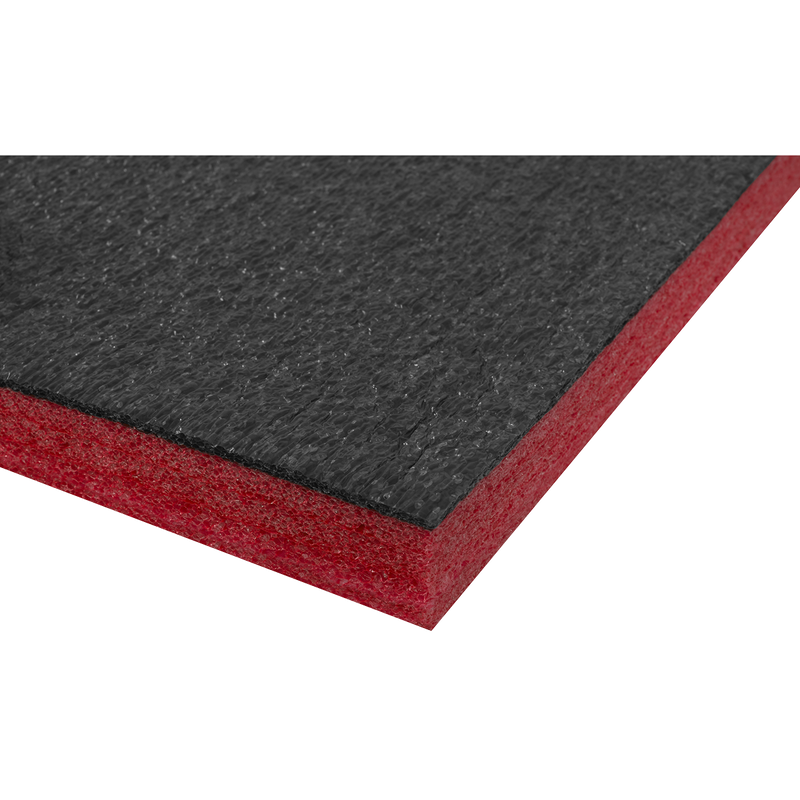 Easy Peel Shadow Foam Red/Black 1200 x 550 x 30mm | Pipe Manufacturers Ltd..