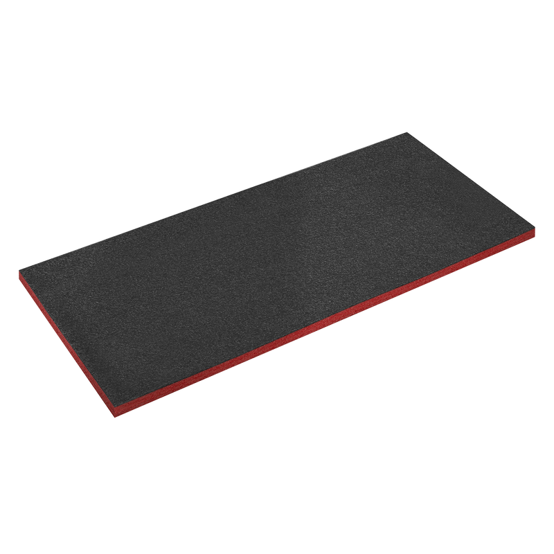 Sealey Easy Peel Shadow Foam Red/Black 1200 x 550 x 30mm Tool Box