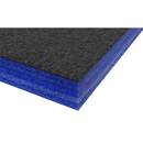 Easy Peel Shadow Foam Blue/Black 1200 x 550 x 50mm | Pipe Manufacturers Ltd..