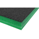 Easy Peel Shadow Foam Green/Black 1200 x 550 x 50mm | Pipe Manufacturers Ltd..