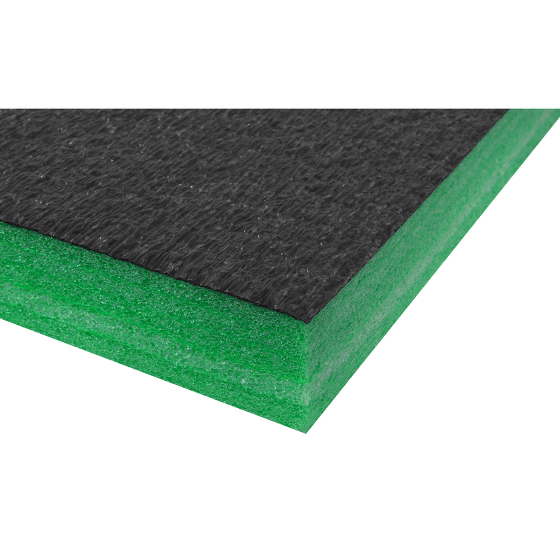 Easy Peel Shadow Foam Green/Black 1200 x 550 x 50mm | Pipe Manufacturers Ltd..