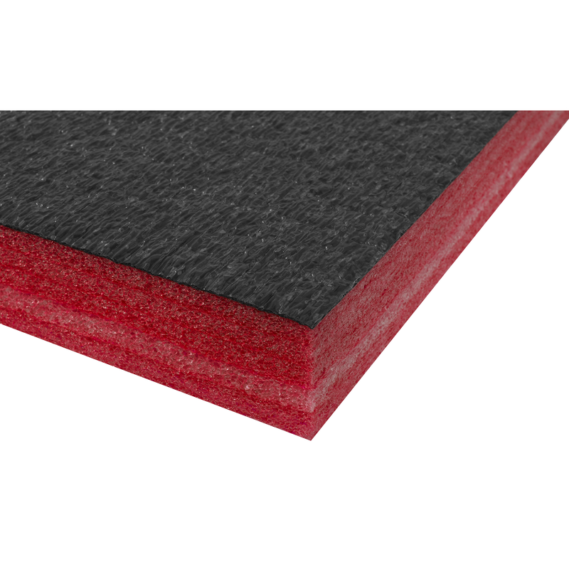 Easy Peel Shadow Foam Red/Black 1200 x 550 x 50mm | Pipe Manufacturers Ltd..
