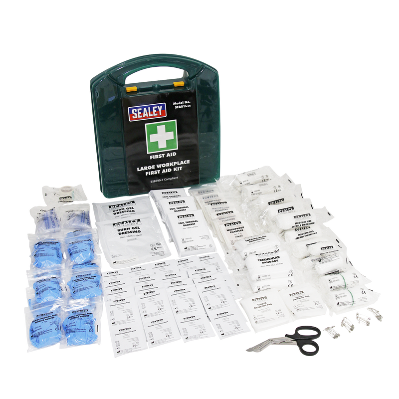 First Aid Kit Large - BS 8599-1 Compliant | Pipe Manufacturers Ltd..