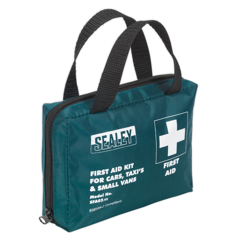 First Aid Kit Medium for Cars, Taxis & Small Vans - BS 8599-2 Compliant | Pipe Manufacturers Ltd..
