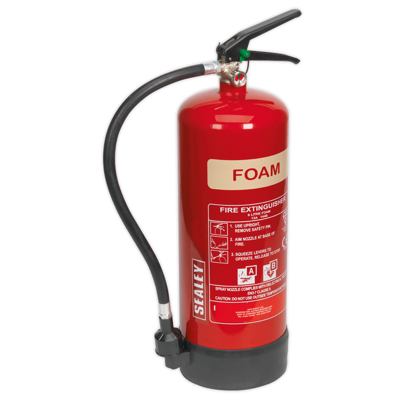Fire Extinguisher 6L Foam | Pipe Manufacturers Ltd..