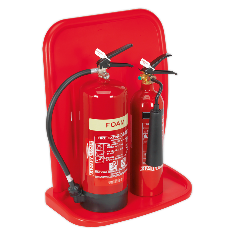 Fire Extinguisher Stand - Double | Pipe Manufacturers Ltd..