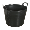 Heavy-Duty Flexi Tub 40L - Black | Pipe Manufacturers Ltd..