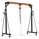 Portable Gantry Crane Adjustable 1tonne Combo | Pipe Manufacturers Ltd..