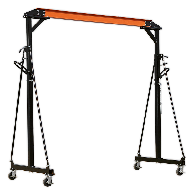 Portable Gantry Crane Adjustable 1tonne | Pipe Manufacturers Ltd..