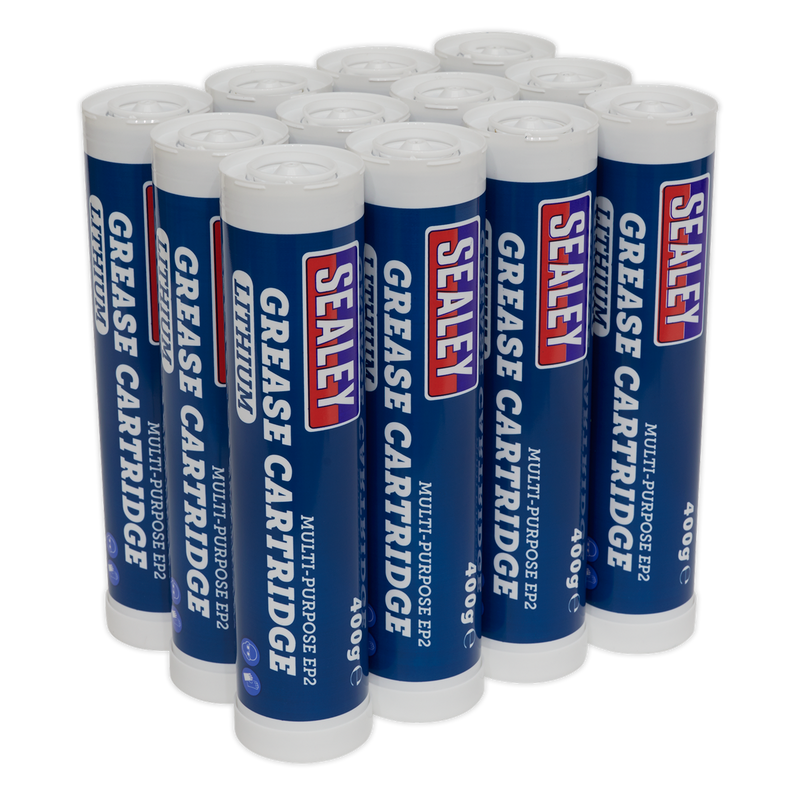Grease Cartridge EP2 Lithium 400g Pack of 12 | Pipe Manufacturers Ltd..