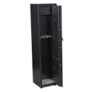 Gun Cabinet with Ammo Box & Key Lock 5 Gun Capacity | Pipe Manufacturers Ltd..