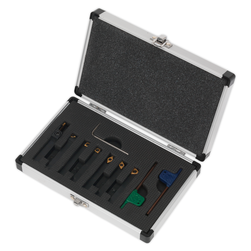 Indexable 8mm Lathe Turning Tool Set 7pc | Pipe Manufacturers Ltd..