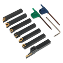 Indexable 10mm Lathe Turning Tool Set 7pc | Pipe Manufacturers Ltd..